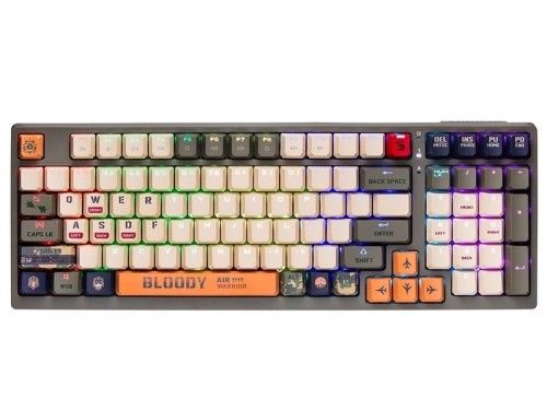 A4 Tech Mechanical keyboard A4TECH BLOODY S98 USB Aviator (BLMS Red Switches) A4TKLA47260 image 1