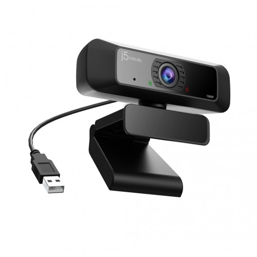 J5 Create j5create JVCU100 USB™ HD Webcam with 360° Rotation, 1080p Video Capture Resolution, Black image 2