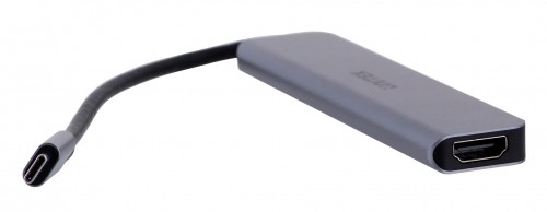 UNITEK HUB USB-C H1118A; USB-A x3, USB-C, HDMI, SD, microSD image 1