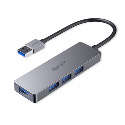 AUKEY CB-H36 Aluminium HUB USB-A | Ultra Slim | 4in1 | 4xUSB 3.0 | 5Gbps image 1