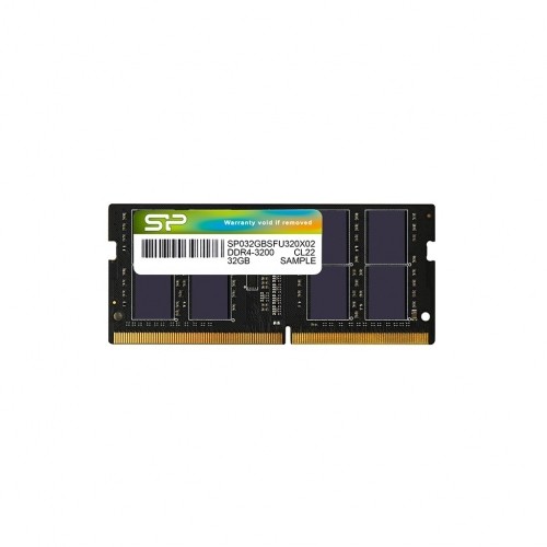 SILICON POWER DDR4 SODIMM RAM memory 3200 MHz CL22 32 GB (SP032GBSFU320X02) Black image 1