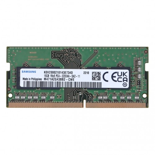 Samsung Semiconductor Samsung SO-DIMM 16GB DDR4 1Rx8 3200MHz PC4-25600 M471A2G43BB2-CWE image 1