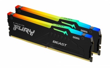 Kingston Technology FURY 16GB 6000MT/s DDR5 CL40 DIMM (Kit of 2) Beast RGB
