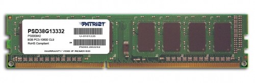 Patriot Memory 8GB PC3-10600 memory module 1 x 8 GB DDR3 1333 MHz image 1