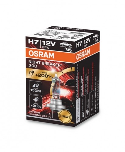 OSRAM NIGHT BREAKER 200 H7 CAR HALOGEN BULB 2 pc(s) image 3