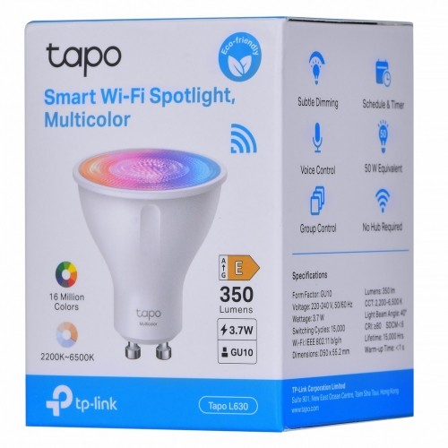 TP-Link Tapo Smart Wi-Fi Spotlight, Multicolor image 2