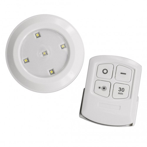 Maclean Energy MCE165 Remote Control LED Lamps Set, AAA Battieries, 6 Pieces in Set image 1