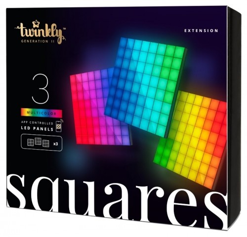 Twinkly Squares Extension Kit Smart lighting kit Black Wi-Fi/Bluetooth image 2