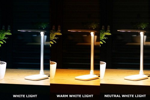 Montis Lampka biurkowa wielofunkcyjna LED MT042 table lamp White image 5