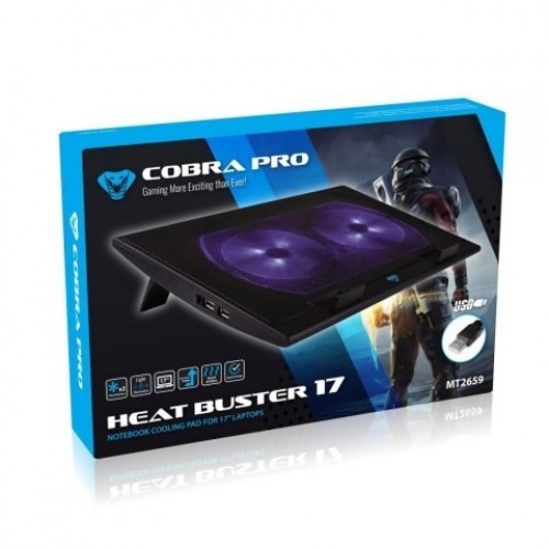 Media Tech HEAT BUSTER 17 MT2659 cooling pad for 15.6 "-17" laptops image 2