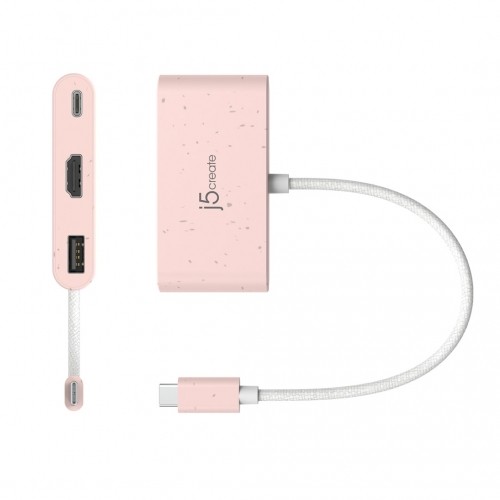 J5 Create j5create JCA379ER - USB-C® to HDMI™ & USB™ Type-A with Power Delivery image 3