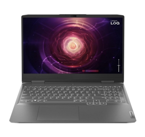 Lenovo LOQ 15APH8 Laptop 39.6 cm (15.6") Full HD AMD Ryzen™ 5 7640HS 16 GB DDR5-SDRAM 1000 GB SSD NVIDIA GeForce RTX 4050 Wi-Fi 6 (802.11ax) NoOS Grey image 1