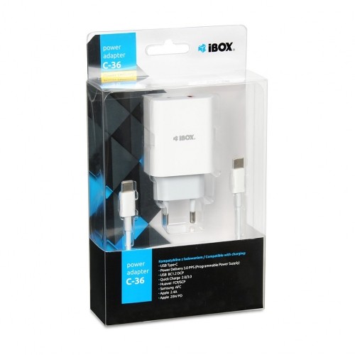 Ibox Travel charger I-BOX C-36 PD20W, white image 4