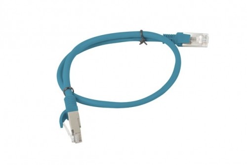 Lanberg PCU5-10CC-0050-B networking cable Blue 0.5 m Cat5e U/UTP (UTP) image 2