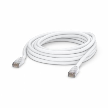 Ubiquiti UACC-Cable-Patch-Outdoor-8m-WH | LAN Patchcord | Āra, Cat.5e STP, 8m, balts