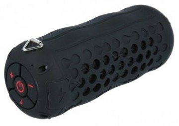 Swissten X-Boom Outdoor IPX5 Carabiner | Silikon Portatīvs Bezvadu Skaļrunis Bluetooth | 10W | 360 Surround | Micro SD | Melna