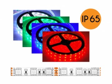 Eco Light Светодиодная лента PS ECO, влагозащищенная, RGB, 300 диодов SMD5050, 5 м, белая подложка.