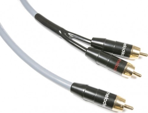 Melodika RCA (Cinch) - RCA (Cinch) cable x2 10m gray image 1