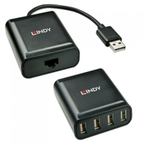 Lindy Extender USB 2.0 Cat5 4 Ports 60m image 1