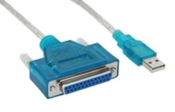 Kabel USB InLine USB na LPT (Rownolegly) 1.8m (33397I)