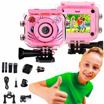 Xinjia Детская камера Extralink H18 Pink | Камера | 1080P 30fps, IP68, экран 2.0"