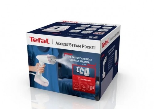 TEFAL Access Steam Pocket Altitude rokas tvaika gludināšanas ierīce, 1300W, rozā - DT3050 image 4