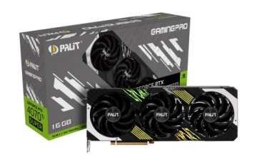 Graphics Card|PALIT|NVIDIA GeForce RTX 4070 Ti SUPER|16 GB|GDDR6X|256 bit|PCIE 4.0 16x|1xHDMI|3xDisplayPort|NED47TS019T2-1043A