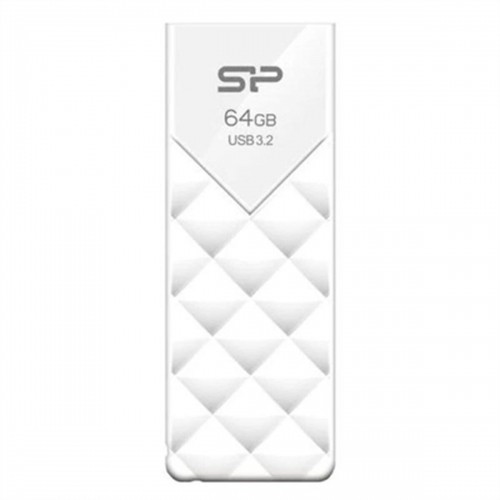USB Zibatmiņa Silicon Power Blaze B03 64 GB Balts image 1