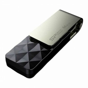 USВ-флешь память Silicon Power Blaze B30 64 GB Чёрный