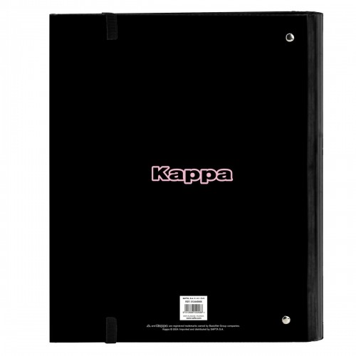 Gredzenveida stiprinājums Kappa Silver pink Melns Rozā 27 x 32 x 3.5 cm image 2