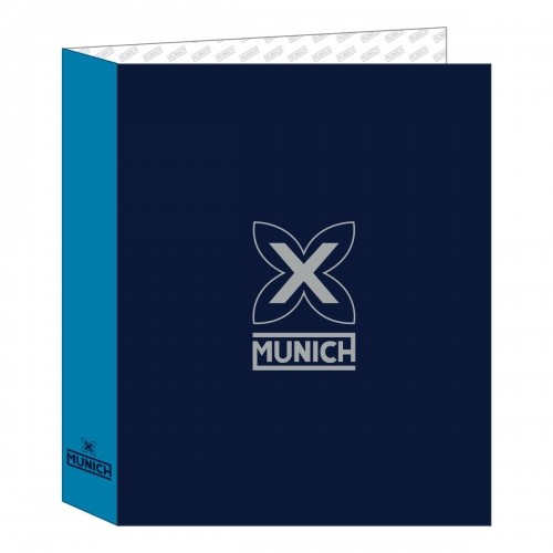 Gredzenveida stiprinājums Munich Nautic Tumši Zils A4 27 x 33 x 6 cm image 1