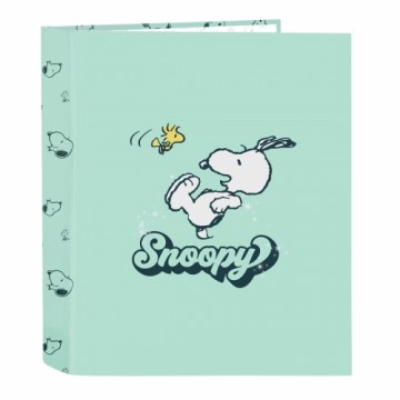 Gredzenveida stiprinājums Snoopy Groovy Zaļš A4 27 x 33 x 6 cm