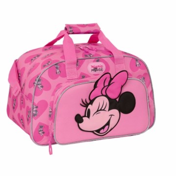 Sporta soma Minnie Mouse Loving Rozā 40 x 24 x 23 cm
