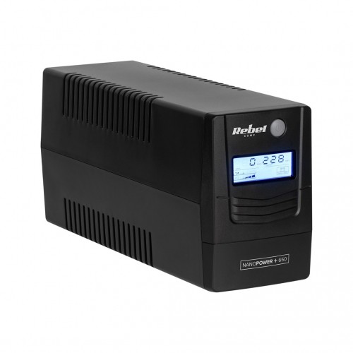 Rebel Nanopower Plus 1000 UPS | Off-line | Sinusoida| 1000VA | 600W  | LCD | USB image 3