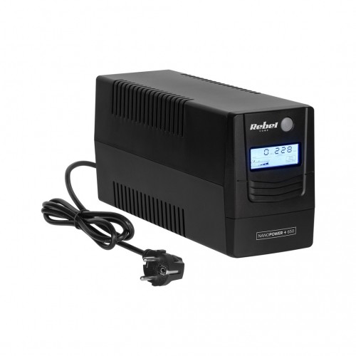 Rebel Nanopower Plus 1000 UPS | Off-line | Sinusoida| 1000VA | 600W  | LCD | USB image 4