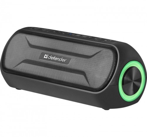Defender Bluetooth speaker S1000 20W BT/FM/AUX LIGHTS black image 2