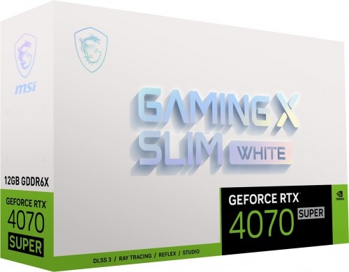 Karta graficzna MSI GeForce RTX 4070 SUPER 12GB GAMING X SLIM WHITE image 2