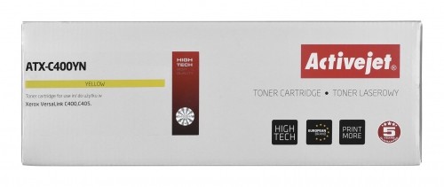 Activejet Toner ATX-C400YN (replacement for Xerox 106R03509; Supreme; 2500 pages; yellow) image 1