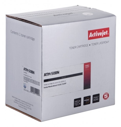 Activejet ATM-50BN toner (replacement for Konica Minolta TNP50K; Supreme; 6000 pages; black) image 3