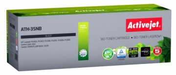 BIO  Activejet ATH-35NB toner for HP, Canon printers, Replacement HP 35A CB435A, Canon CRG-712; Supreme; 1800 pages; black. ECO Toner.