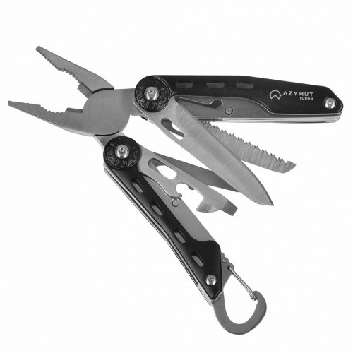 Multitool AZYMUT Turon - 10 tools + carabiner + belt pouch (H-P224108) image 2