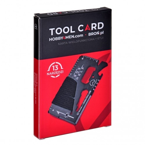 Multitool AZYMUT TOOL CARD multifunctional card - 13 tools + case 85/53 mm (H-O200930TC) image 5