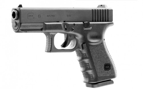 Air rifle pistol Glock 19 cal. 4.5mm BB CO2 image 1