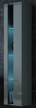 Cama Meble Cama Shelf unit VIGO NEW 180/40/30 grey/grey gloss