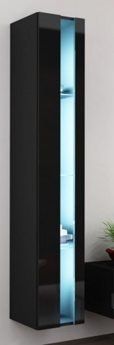 Cama Meble Cama Shelf unit VIGO NEW 180/40/30 black/black gloss image 1