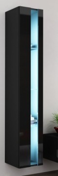 Cama Meble Cama Shelf unit VIGO NEW 180/40/30 black/black gloss