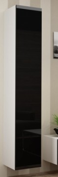 Cama Meble Cama Full cabinet VIGO '180' 180/40/30 white/black gloss