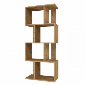 Top E Shop Bookcase FIESTA 4P 59.5x30x140 cm, artisan oak
