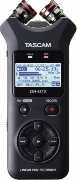 Tascam DR-07X dictaphone Flash card Black
