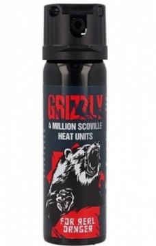 Pepper spray  Grizzly 4 million scoville heat units 63 ml- cone/cloud